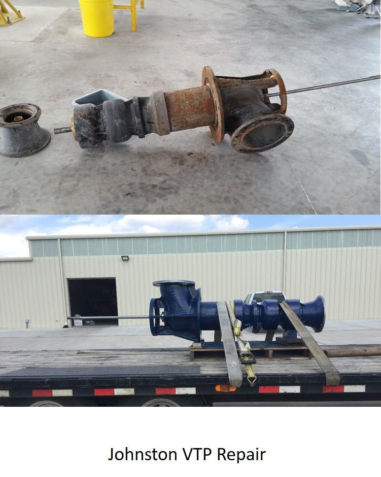 Johnston Vertical Turbine Pump Overhaul 