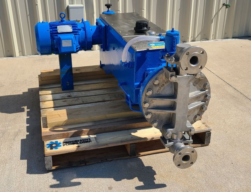Repaired Milton Roy Diaphragm Pump Progressive Pumps